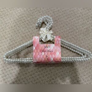 Pearl Beaded Hangers Set of 5